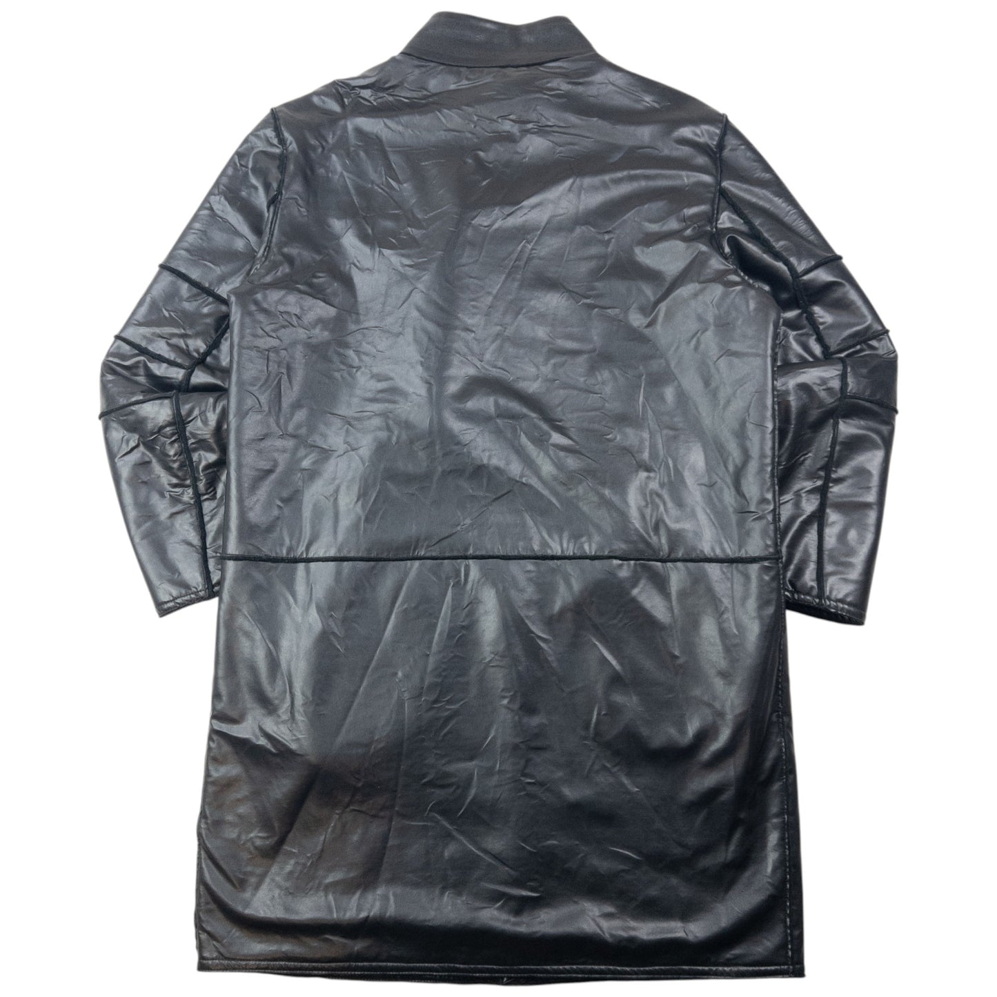 Vintage 2000s Versace Classic Fleece Lined Leather Jacket Size XL