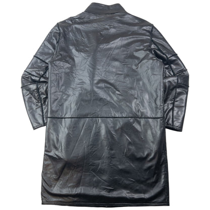 Vintage 2000s Versace Classic Fleece Lined Leather Jacket Size XL