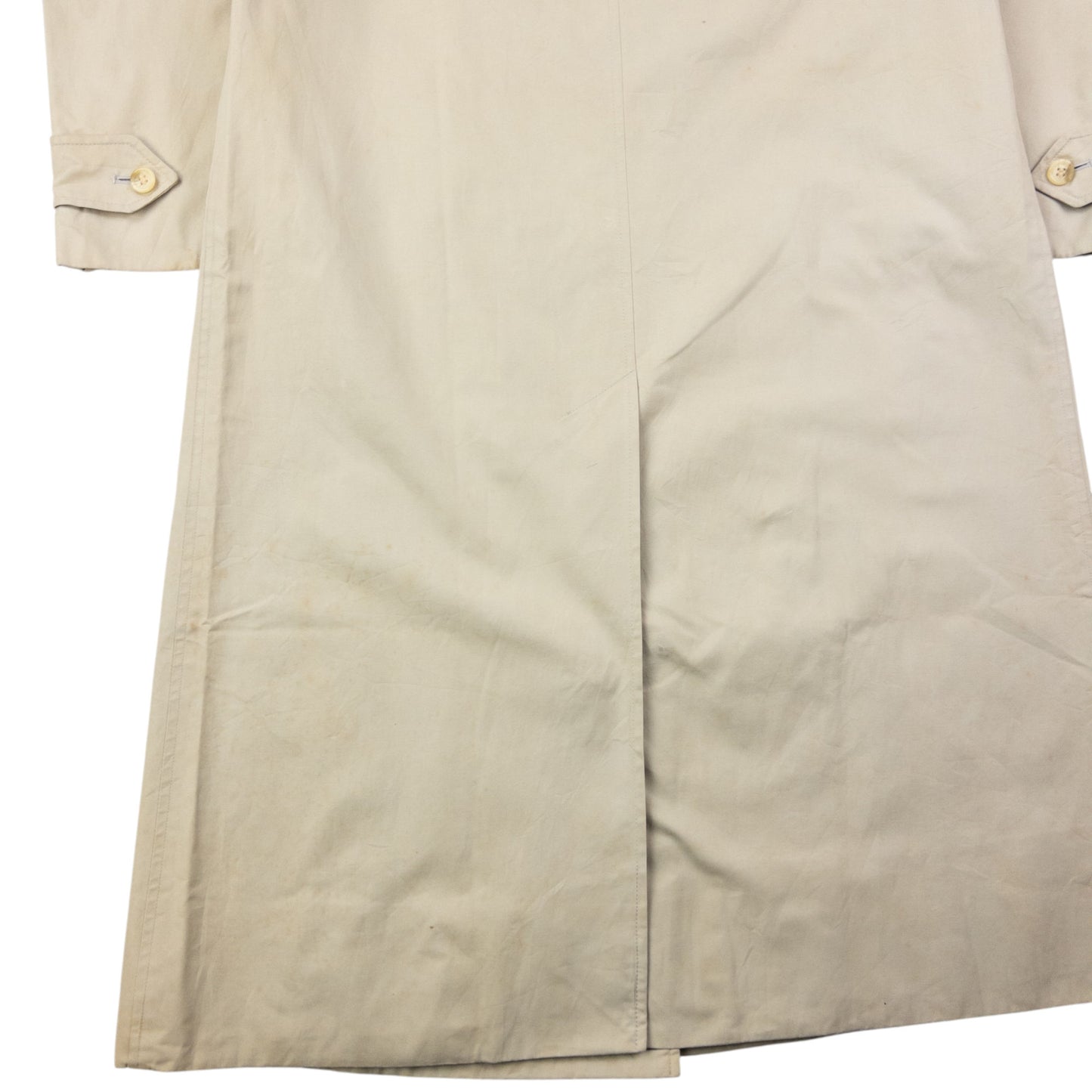 Vintage 90s Burberry Nova Check Lined Trench Jacket Size M