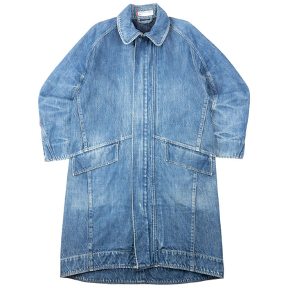 Vintage 2000s Levi's Engineered Garments Denim Trench Jacket Size M