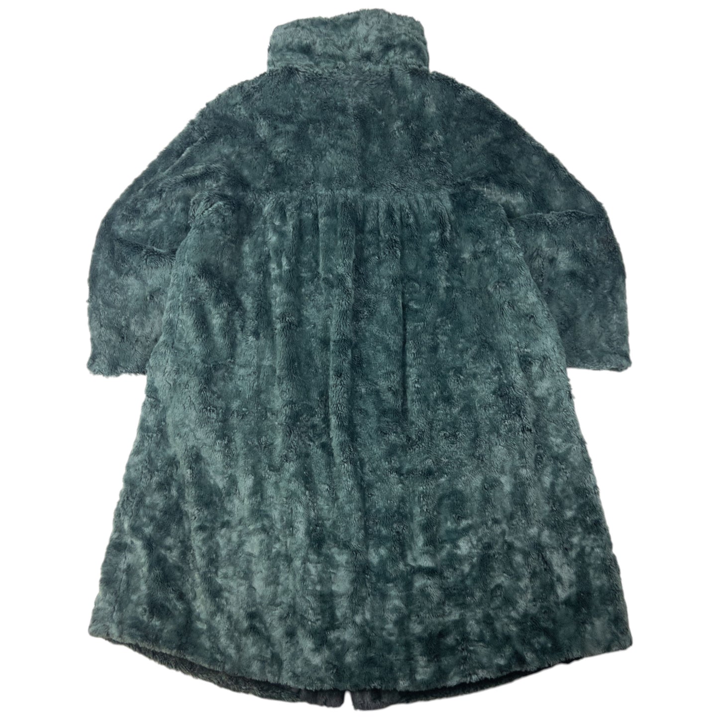 Vintage 80s Fendi 365 Faux Fur Button Up Jacket Womens Size XL