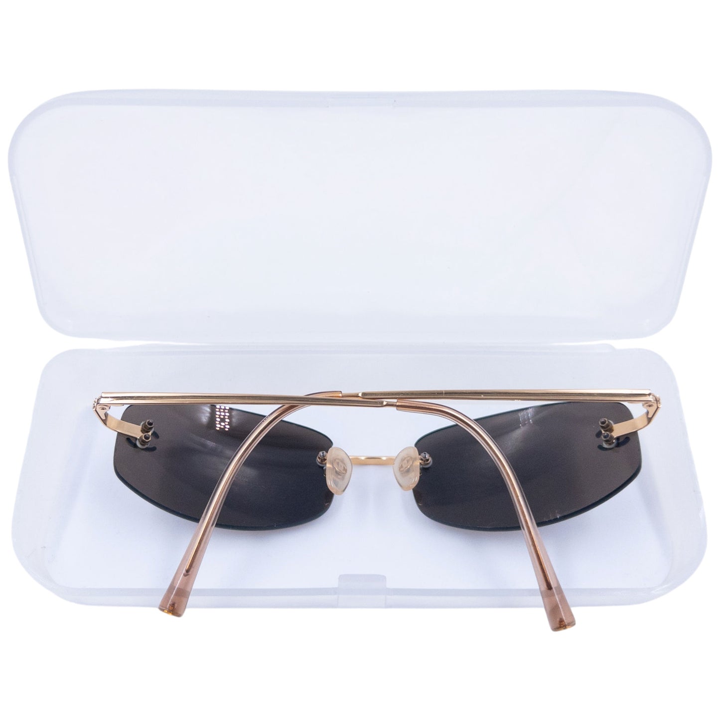 Vintage 2000s Chanel Rimless Sunglasses