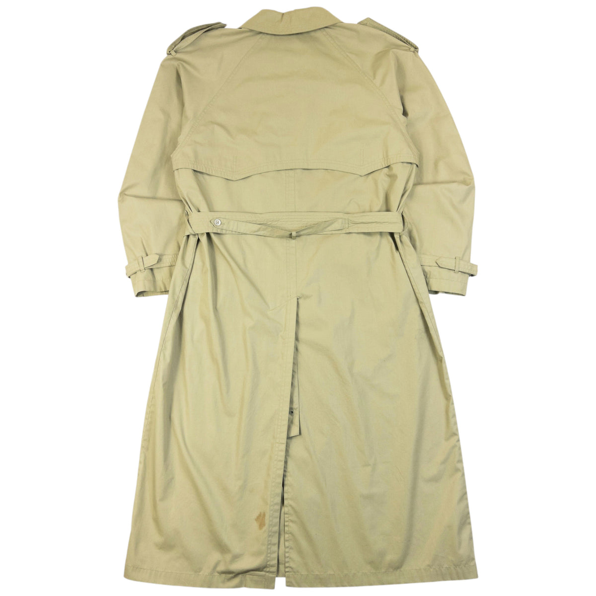 Vintage 80s YSL Yves Saint Laurent Belt Waist Trench Jacket Size XL