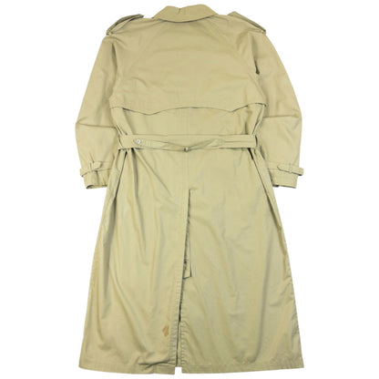 Vintage 80s YSL Yves Saint Laurent Belt Waist Trench Jacket Size XL