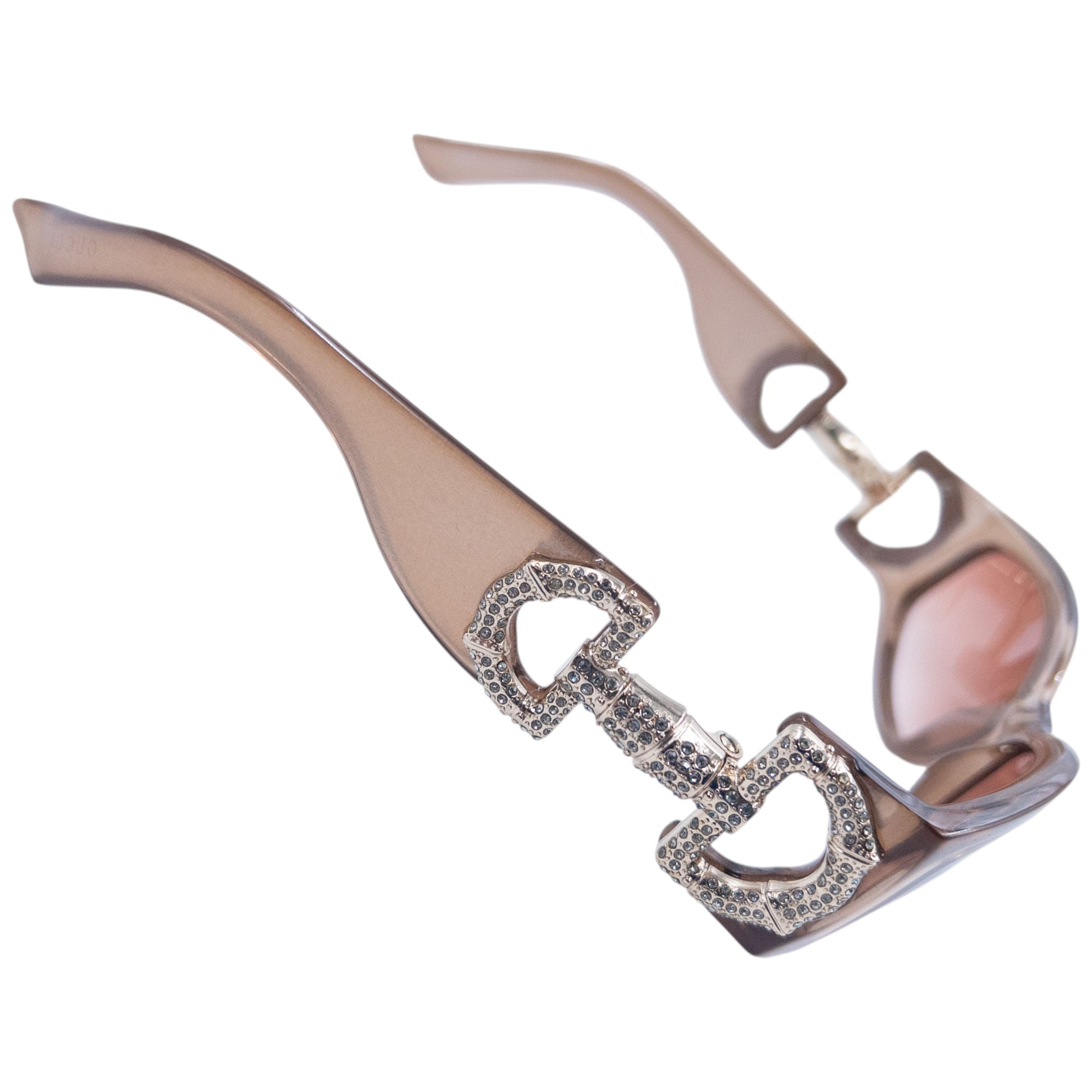 Vintage Gucci Diamonte Horse Bit Sunglasses