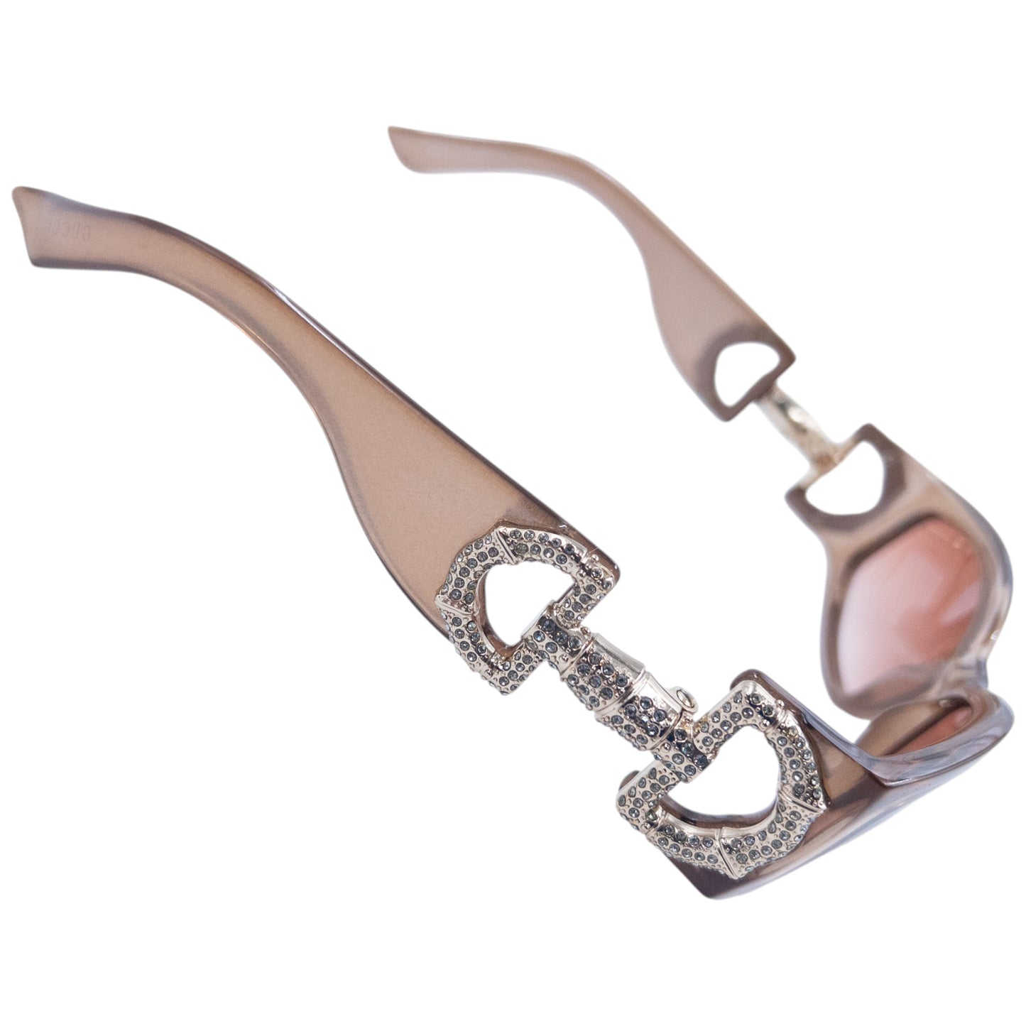 Vintage Gucci Diamonte Horse Bit Sunglasses