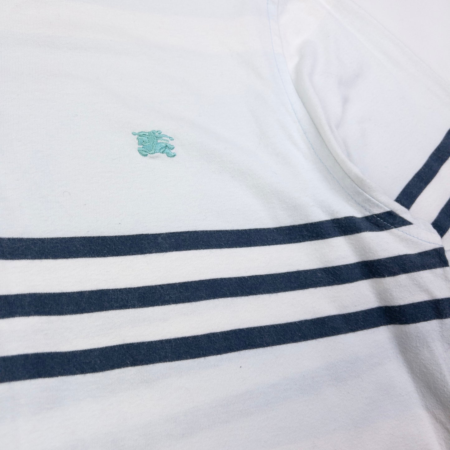 Vintage Burberry Long Sleeve Polo Shirt Size M