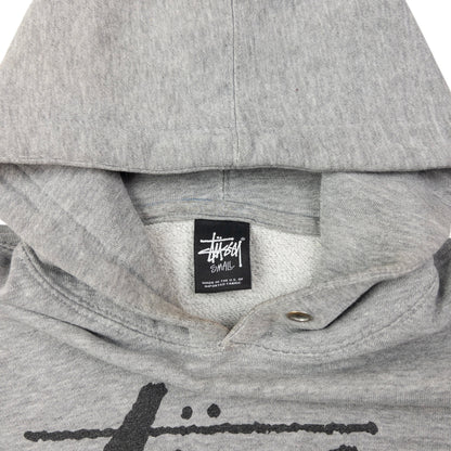 Vintage Stussy Stock Logo Hoodie Size S