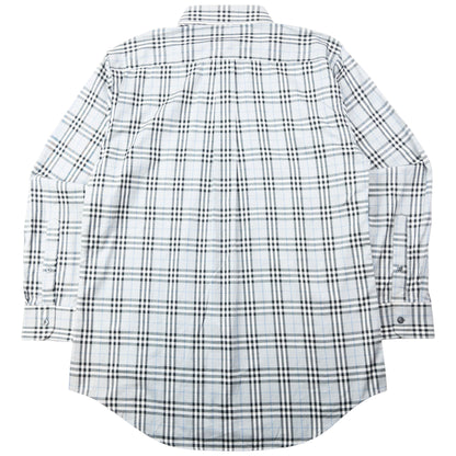 Vintage 2000s Burberry Nova Check Long Sleeve Button Up Shirt Size M
