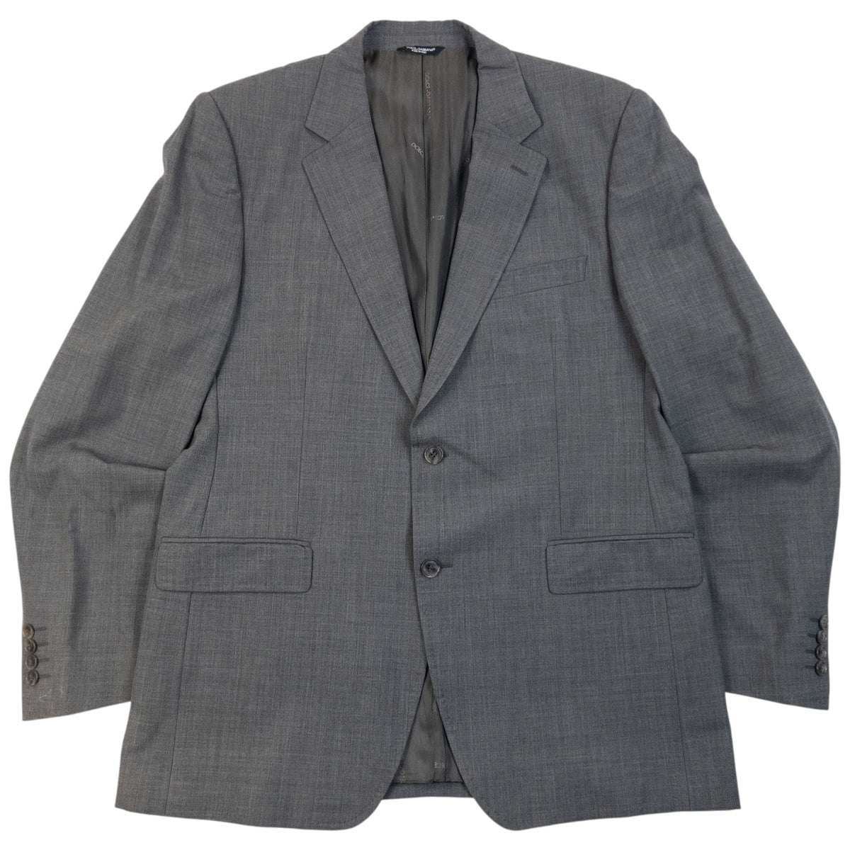 Vintage 2000s Dolce & Gabbana Jacket & Trousers Suit Set in grey, photo 2