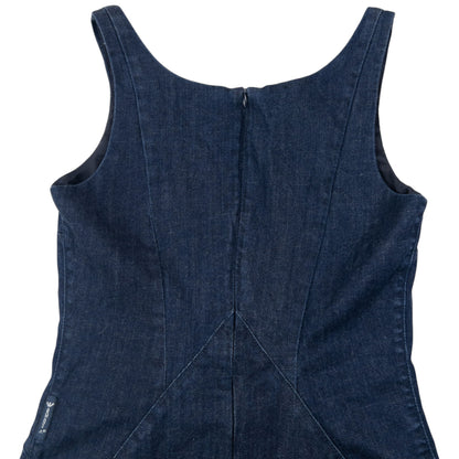 Vintage 2000s Armani Jeans Denim Dress Womens Size S