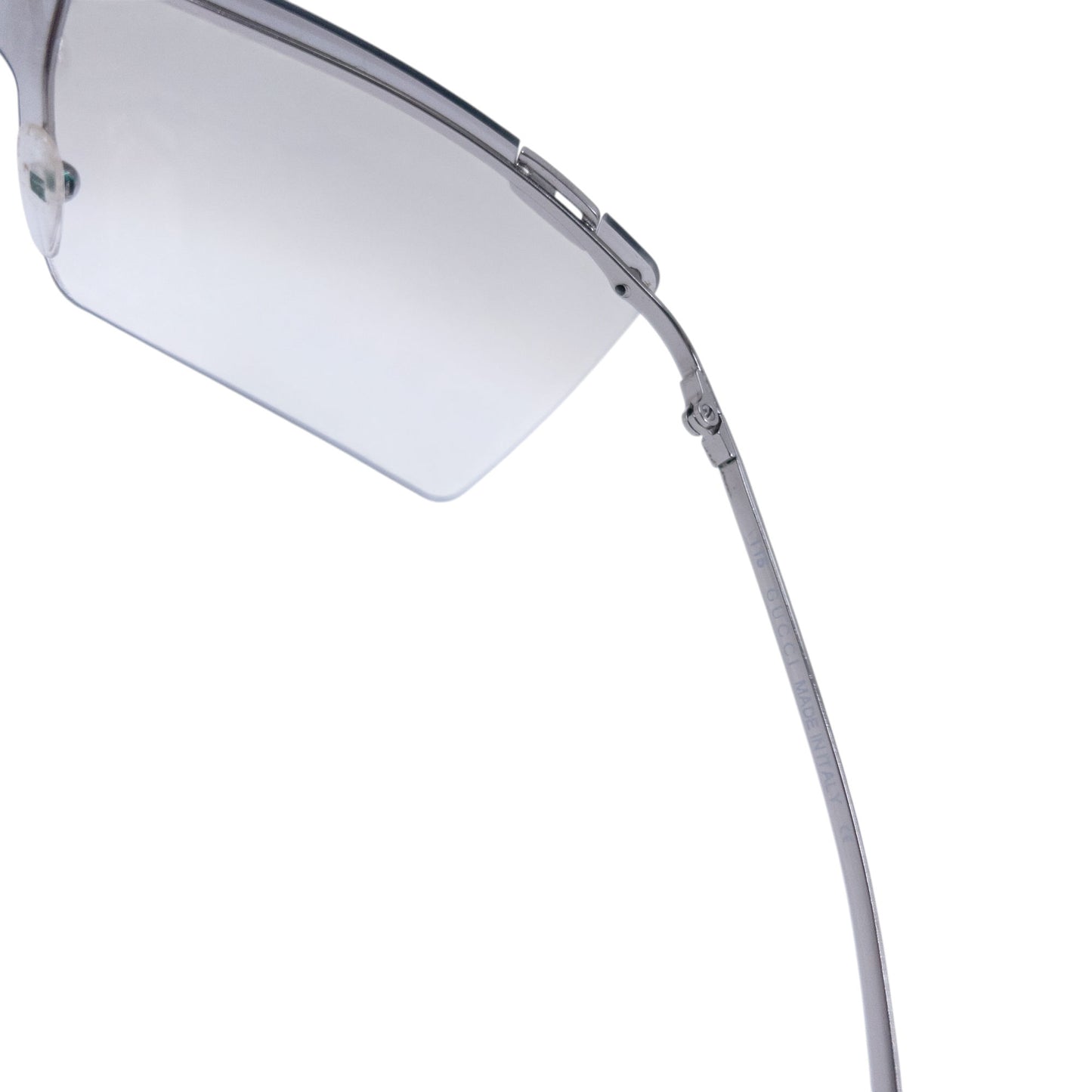 Vintage 2000s Gucci Clear Rimless Sunglasses