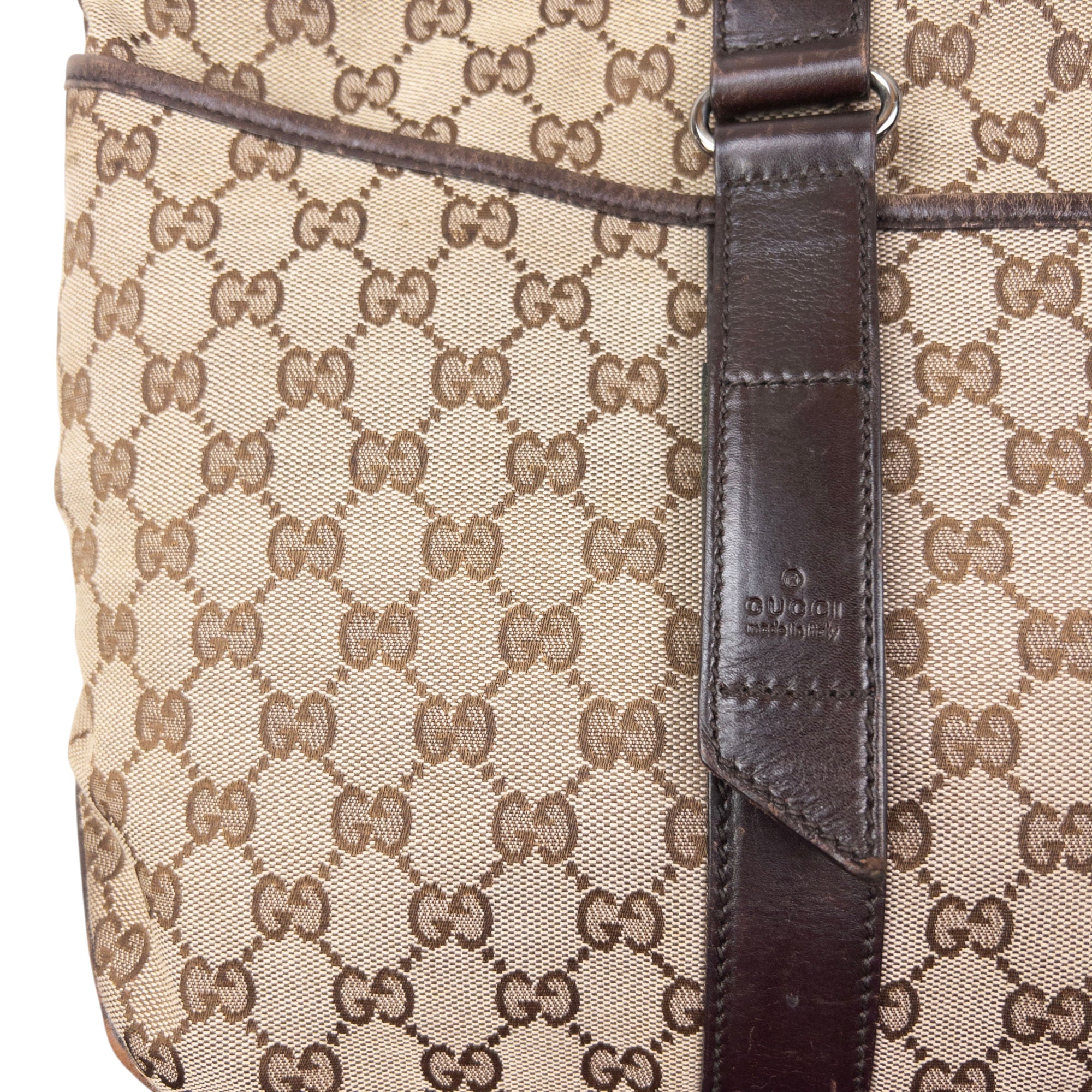 Vintage 2000s Gucci Monogram Shoulder Bag