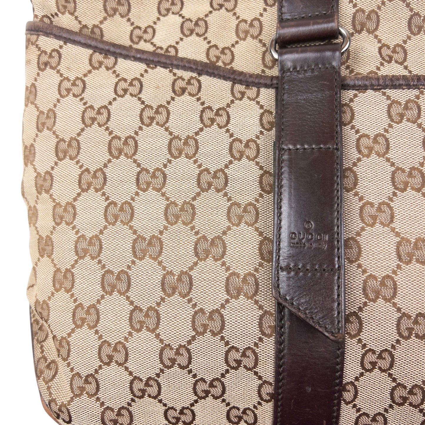 Vintage 2000s Gucci Monogram Shoulder Bag