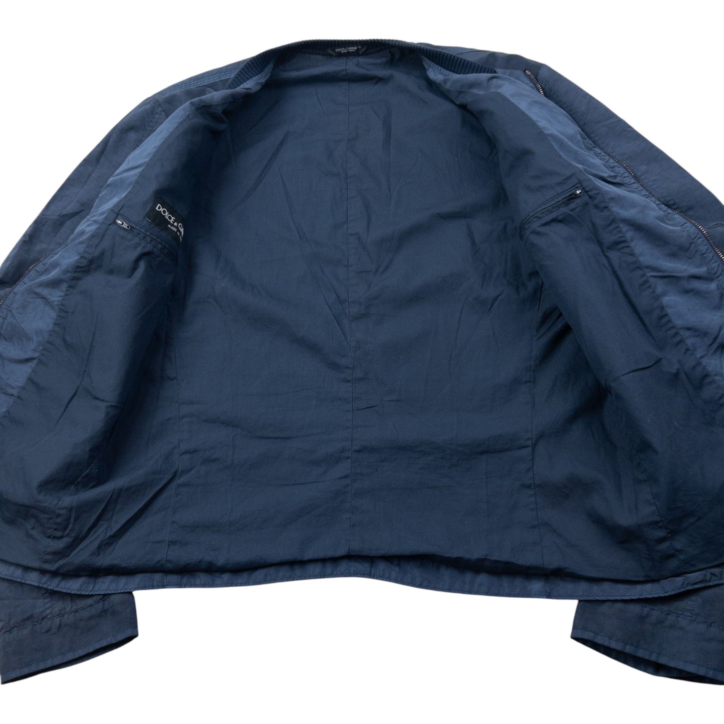 Vintage Dolce & Gabbana Multi Zip Pocket Bomber Jacket Size M