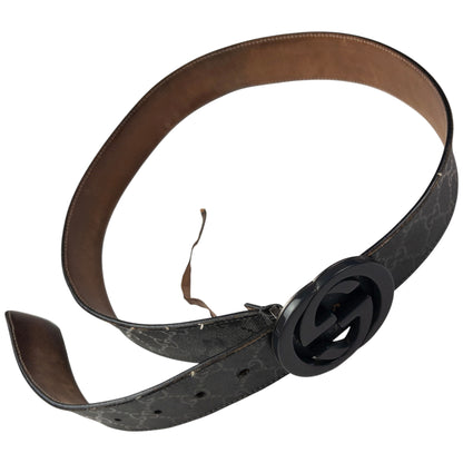 Vintage Gucci Monogram Belt Size W34