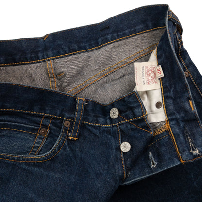 Vintage Evisu Painted Daicock Japanese Denim Jeans Size W32