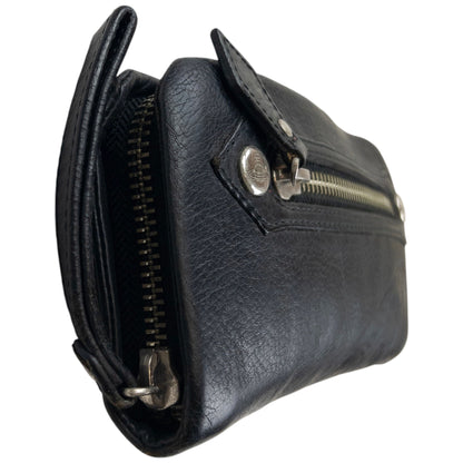 Vintage 2000s Vivienne Westwood Embossed Orb Leather Purse