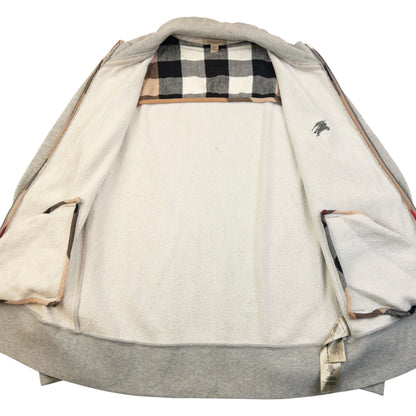 Vintage Burberry Brit Zip Up Sweatshirt Size S