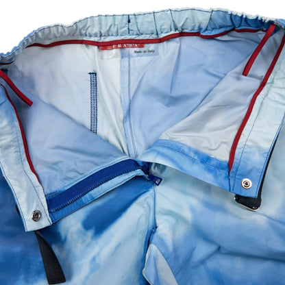 Vintage SS2000 Prada Sport X-Ray Cloud Convertible Trousers Size W28