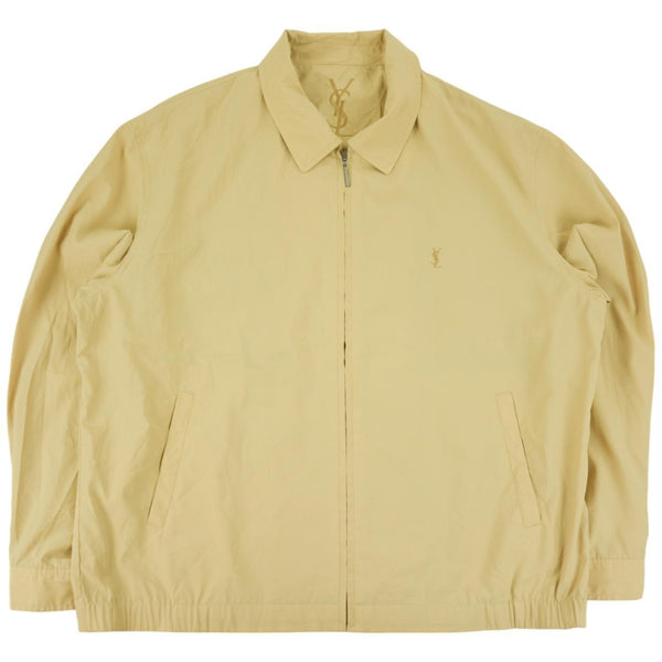 Yves Saint Laurent イエロー 襟チェックジップアップジャケット image0_0bf3cd32-9570-44cc-98b0
