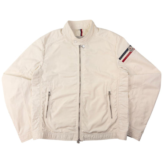 Vintage Moncler Zip Up Biker Jacket Size S