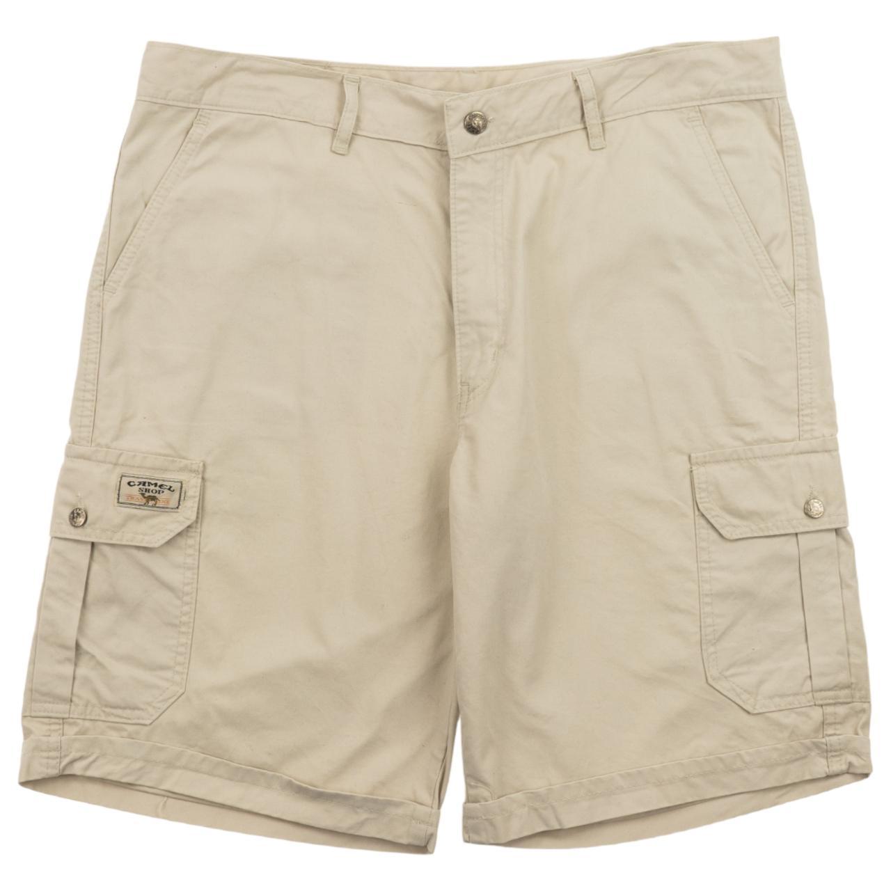 Camel sales cargo shorts