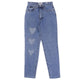 Vintage 2000s D&G Dolce & Gabbana Love Heart Cut Out Jeans Women's Size W25