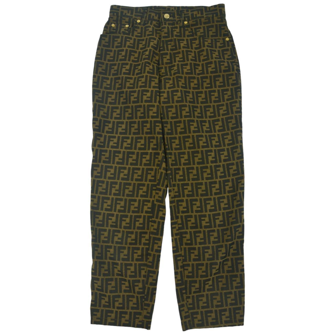 FENDI Woven Fabric Trousers - Clothing from Circle Fashion UK