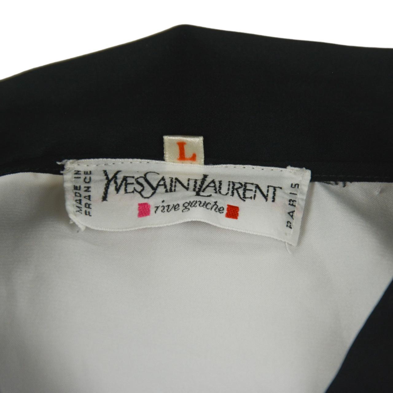 Vintage YSL Yves Saint Laurent Short Sleeve Shirt Size L