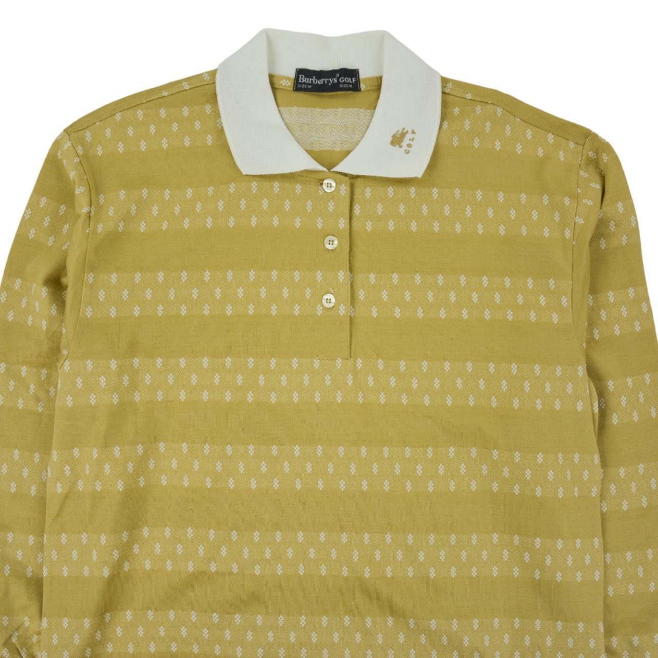 Vintage Burberry Long Sleeve Polo Shirt Woman’s Size M