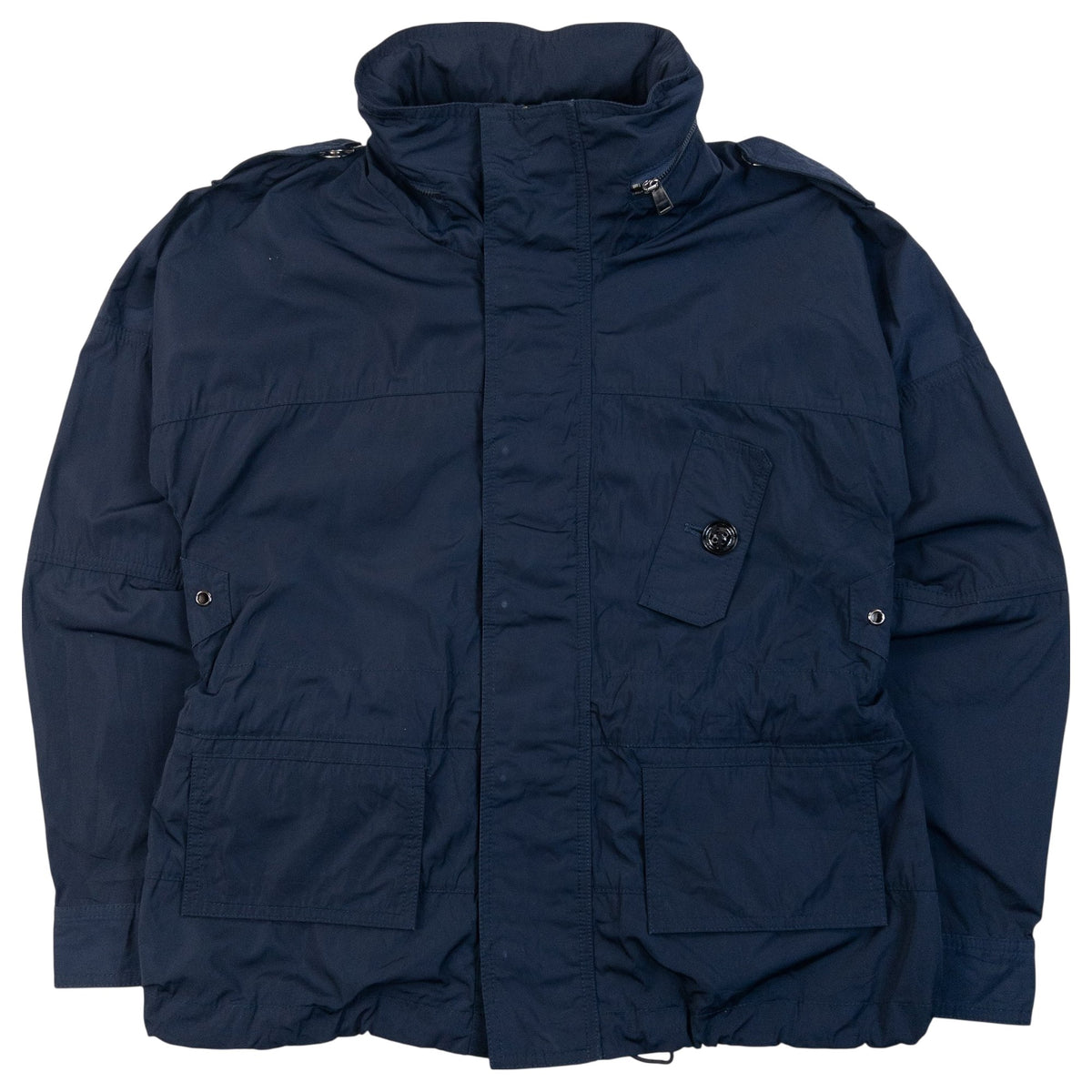 Vintage 2000s Burberry Brit Hooded Jacket in navy, photo 2