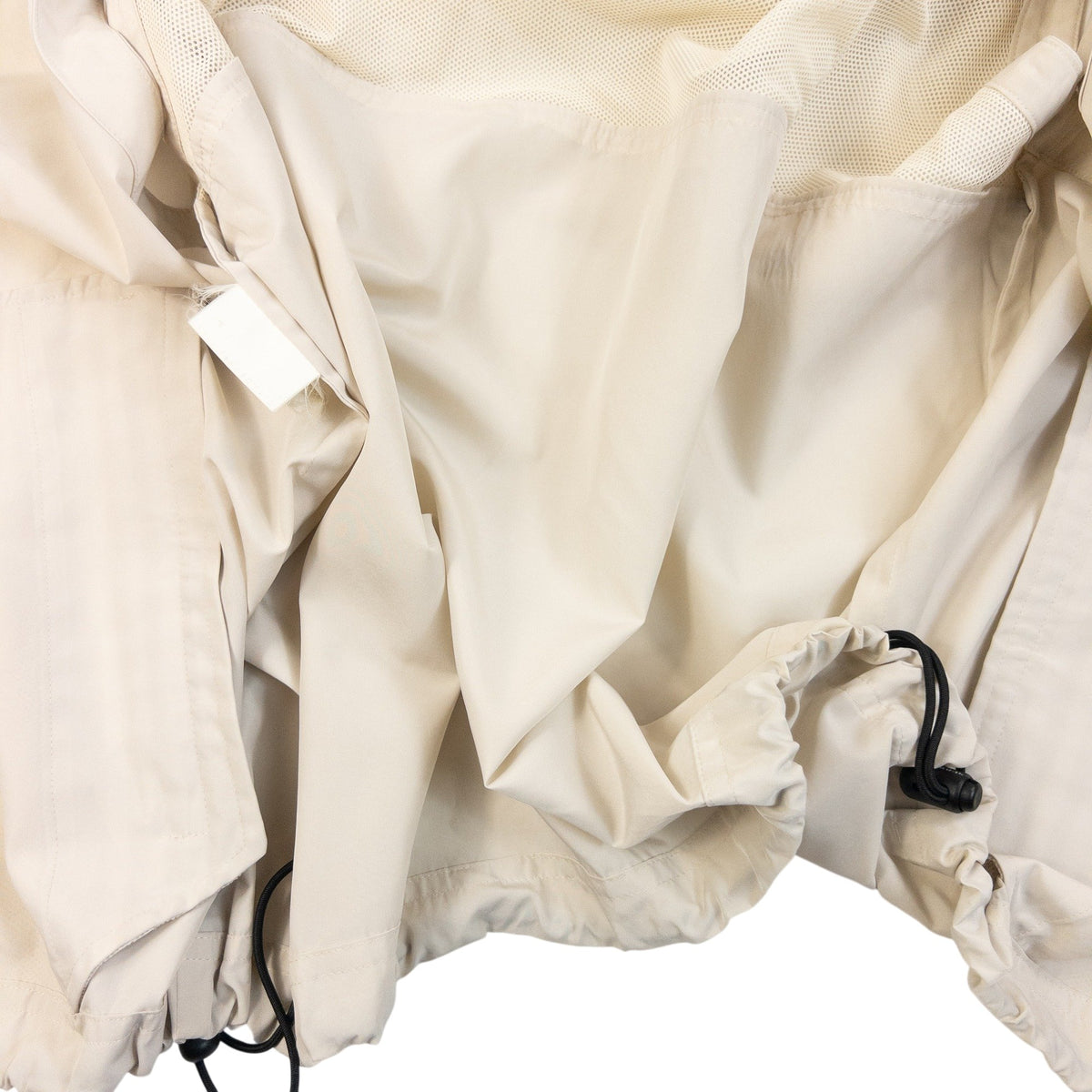 Vintage 2000s Burberry Golf Zip Up Vest in cream, photo 6