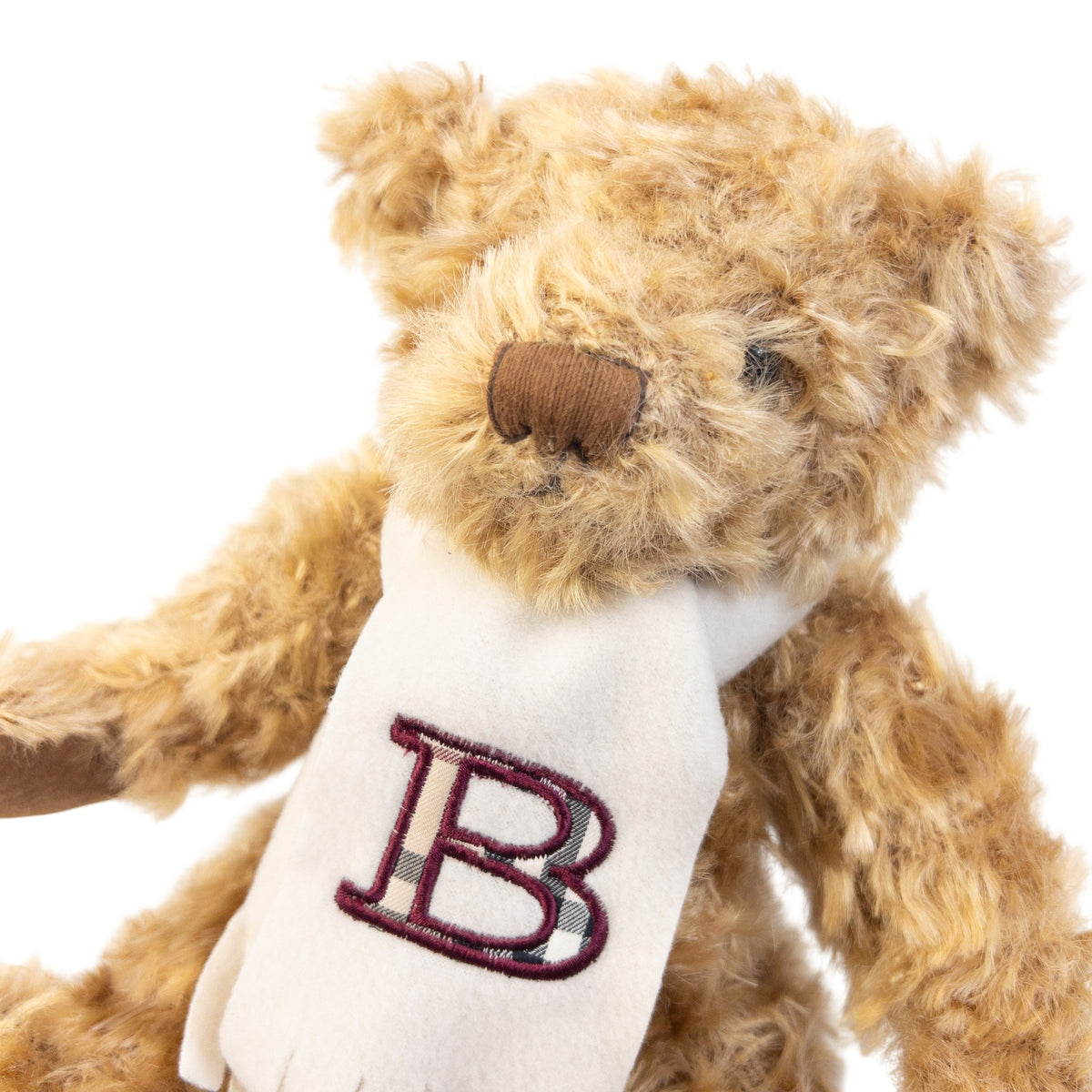 Vintage 2000s Burberry Teddy Bear With Scarf in beige, photo 2