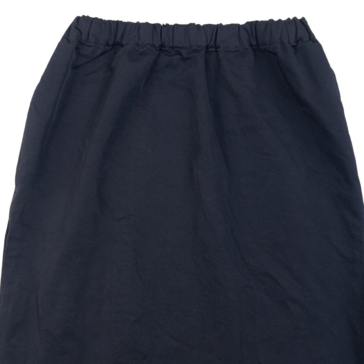 Vintage 90s Comme Des Garçons Elastic Waist Maxi Skirt in black, photo 4
