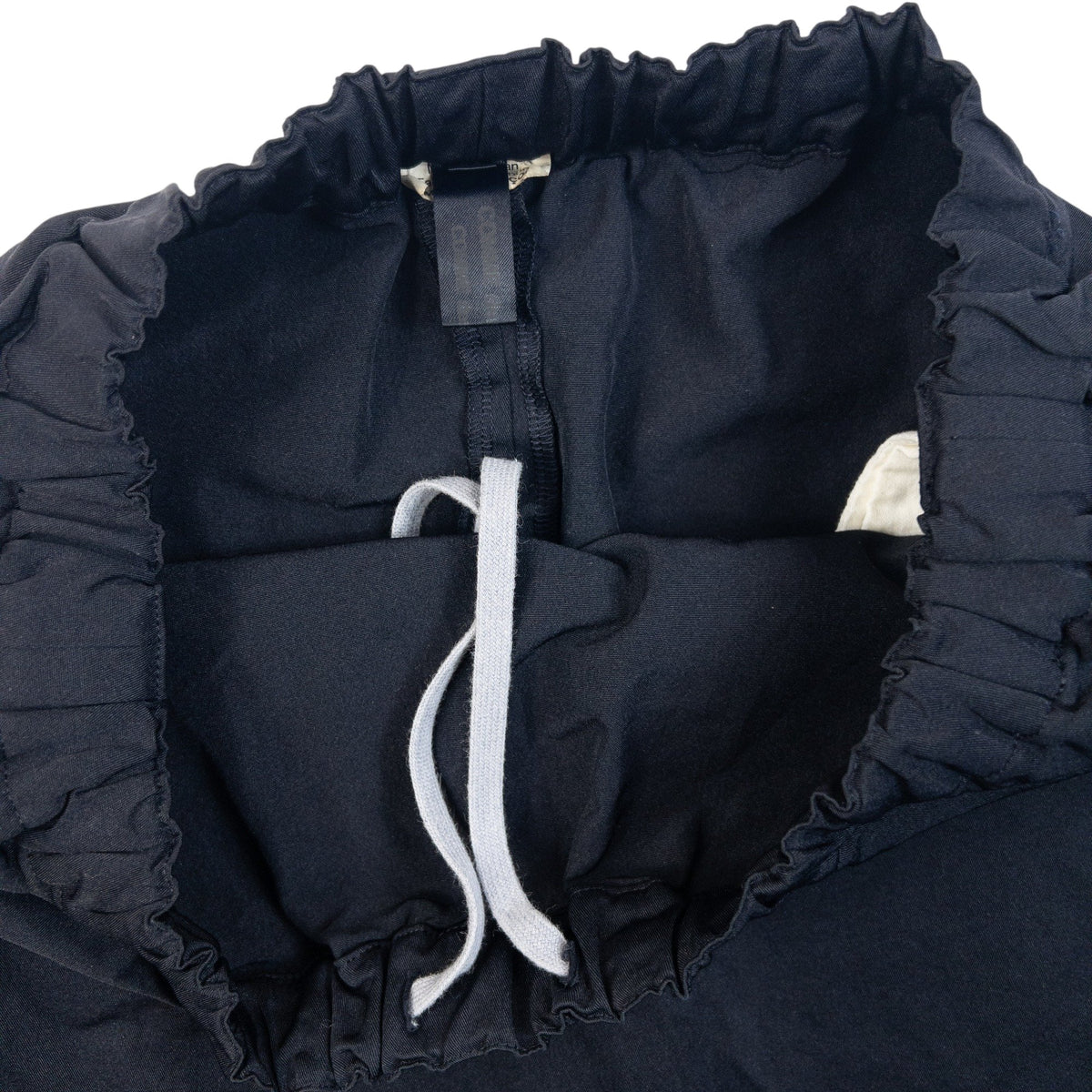 Vintage 90s Comme Des Garçons Elastic Waist Maxi Skirt in black, photo 5