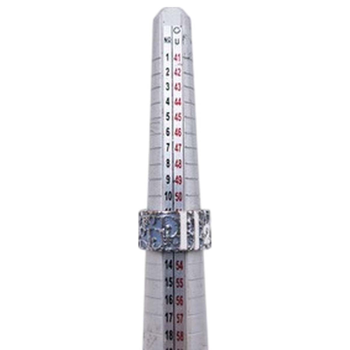 Vintage 2000s Dior Trotter Monogram Logo Band Ring in silver, photo 8