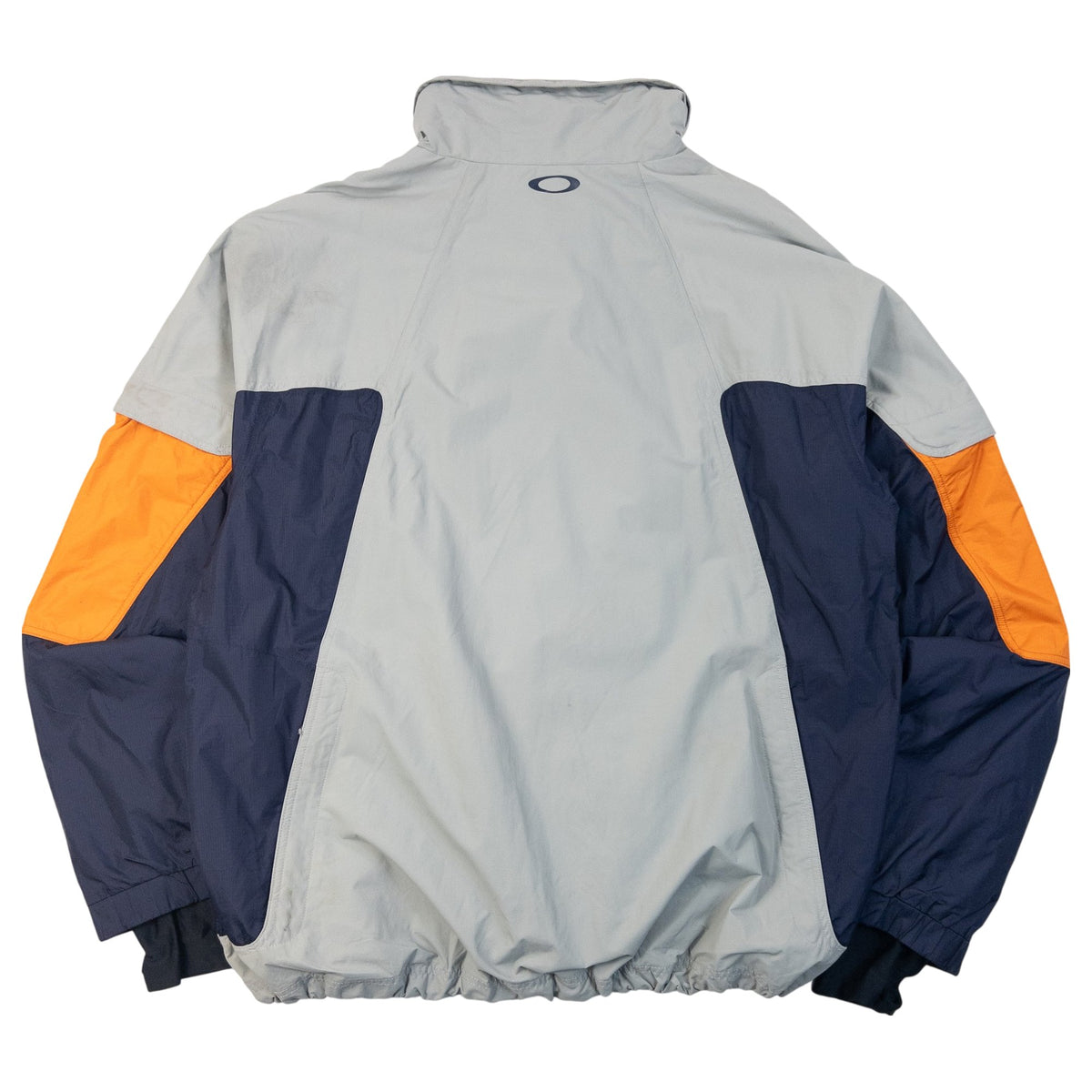 Vintage 2000s Oakley Road Fuel Zip Up Colour Block Jacket in grey, photo 2