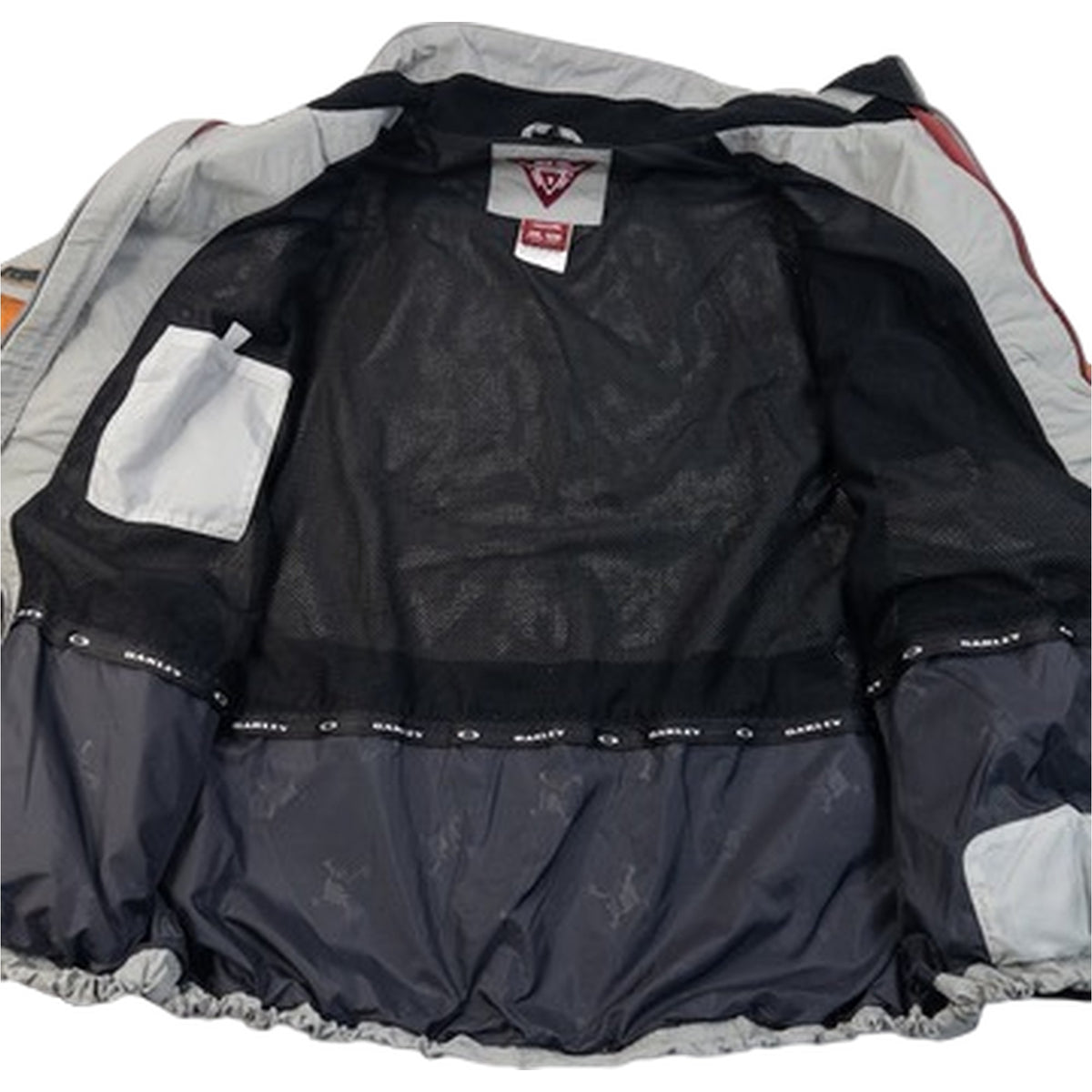 Vintage 2000s Oakley Road Fuel Zip Up Colour Block Jacket in grey, photo 5