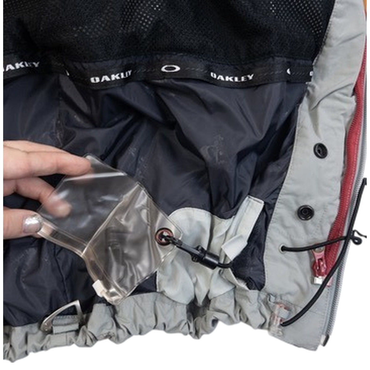 Vintage 2000s Oakley Road Fuel Zip Up Colour Block Jacket in grey, photo 6