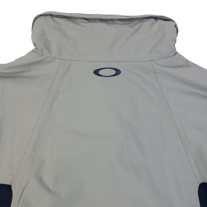 Vintage 2000s Oakley Road Fuel Zip Up Colour Block Jacket in grey, photo 8