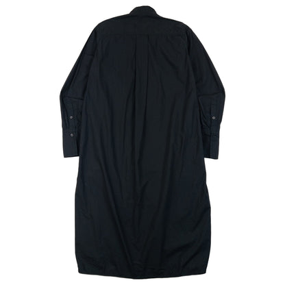 Vintage 2000s Yohji Yamamoto Y's Button Up Long Sleeve Dress in black, photo 2