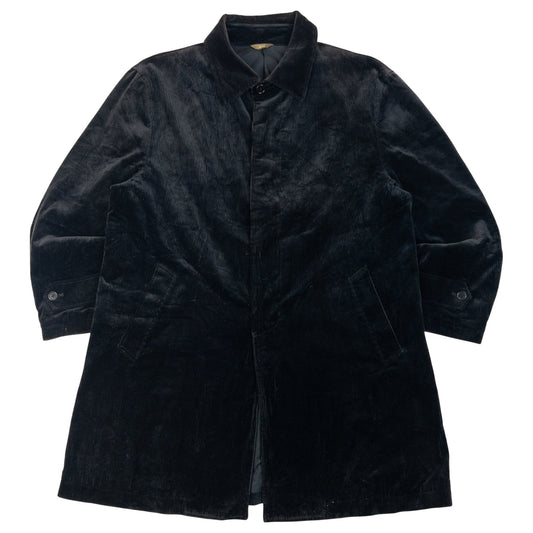 Vintage 90s A.A.R Yohji Yamamoto Corduroy Jacket in black, grey lining colour