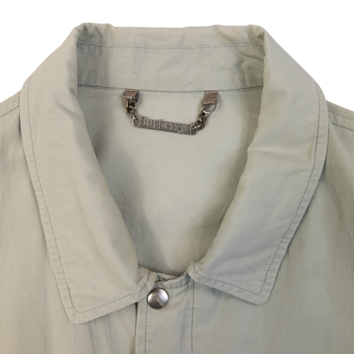 Vintage 90s Burberrys Colour Block Zip Up Jacket in beige, photo 3
