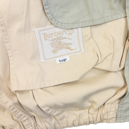 Vintage 90s Burberrys Colour Block Zip Up Jacket in beige, photo 5