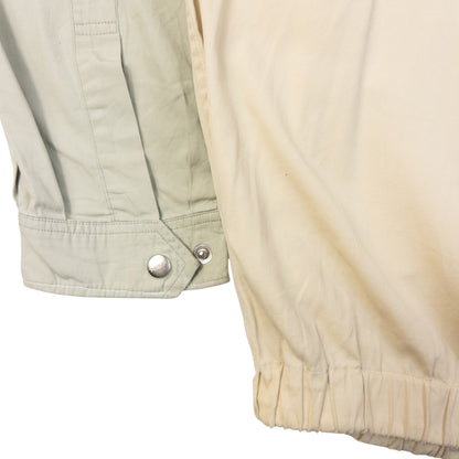 Vintage 90s Burberrys Colour Block Zip Up Jacket in beige, photo 7