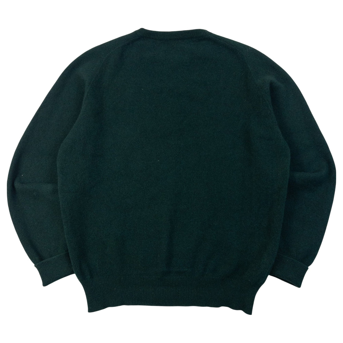 Vintage 90s Burberrys Crest Logo Lambswool Jumper in green, photo 2