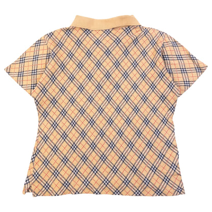 Vintage 90s Burberrys Nova Check Polo Shirt in beige, photo 2