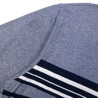 Vintage 90s YSL Yves Saint Laurent Pour Homme Striped T Shirt in blue, photo 6