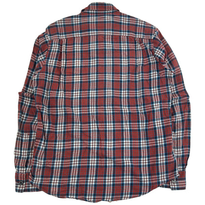 Vintage PPFM Plaid Zip-Up Shirt Size M